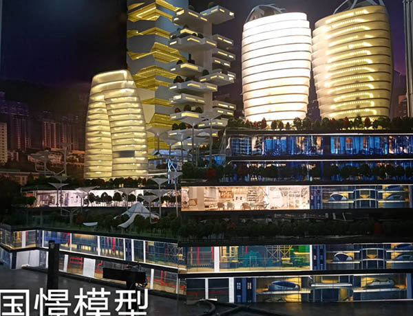 抚松县建筑模型