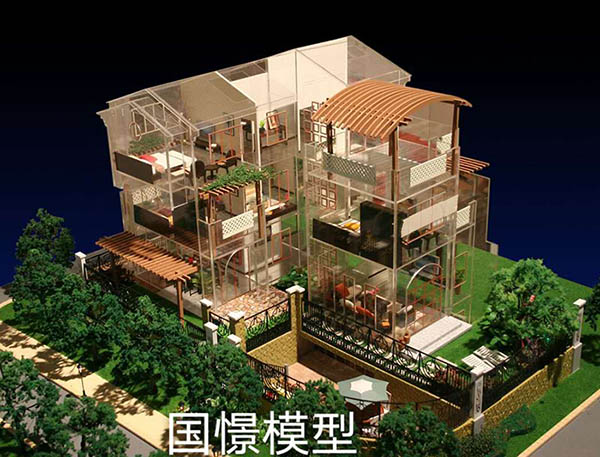 抚松县建筑模型