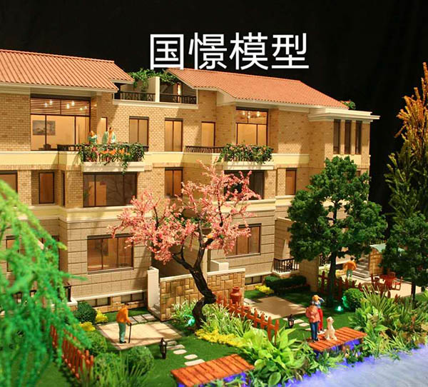 抚松县建筑模型