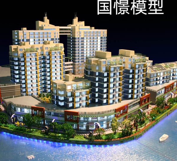 抚松县建筑模型