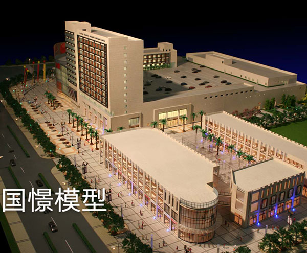 抚松县建筑模型