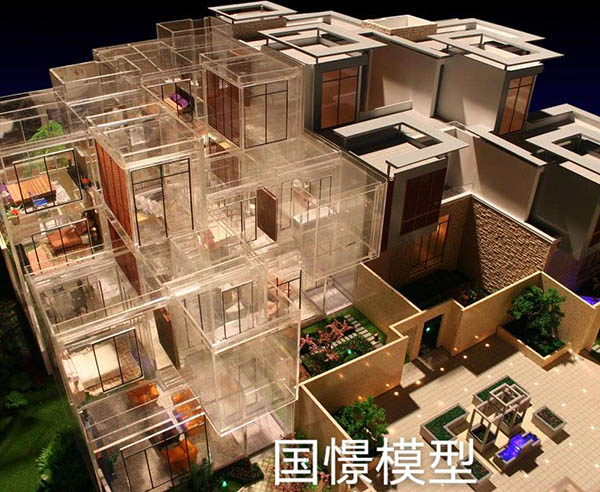 抚松县建筑模型