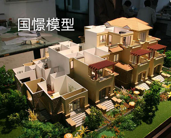 抚松县建筑模型