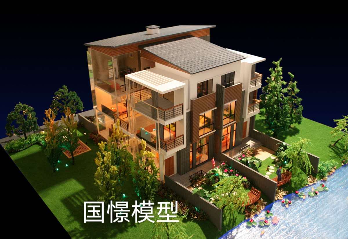 抚松县建筑模型